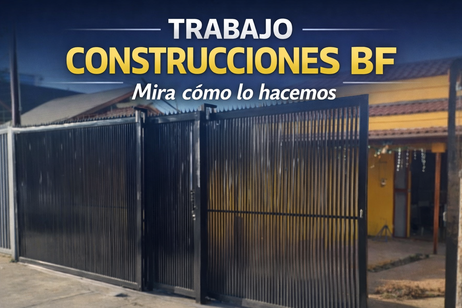 Video trabajos Construcciones BF